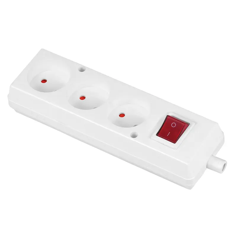 Gniazdo przenośne trzykrotne 3x2p with switch 16A, 250V