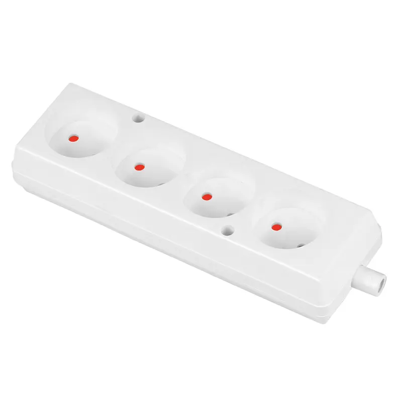 Gniazdo przenośne czterokrotne 4x2p 16A, 250V
