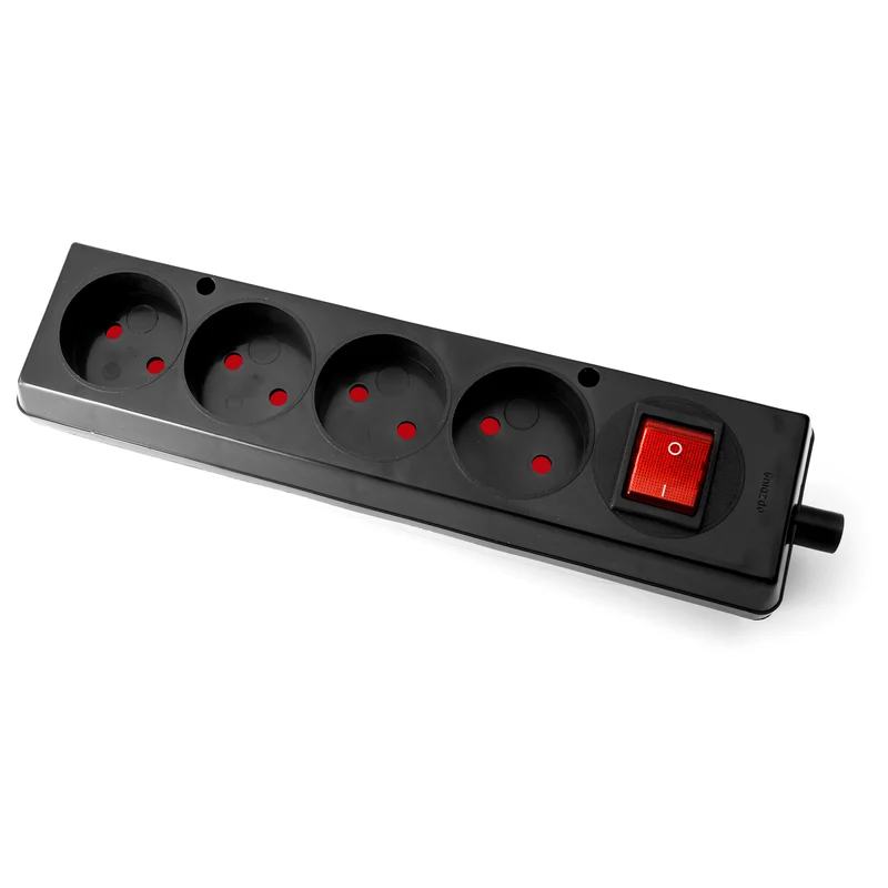Gniazdo przenośne czterokrotne 4x2p with switch 16A, 250V - 2