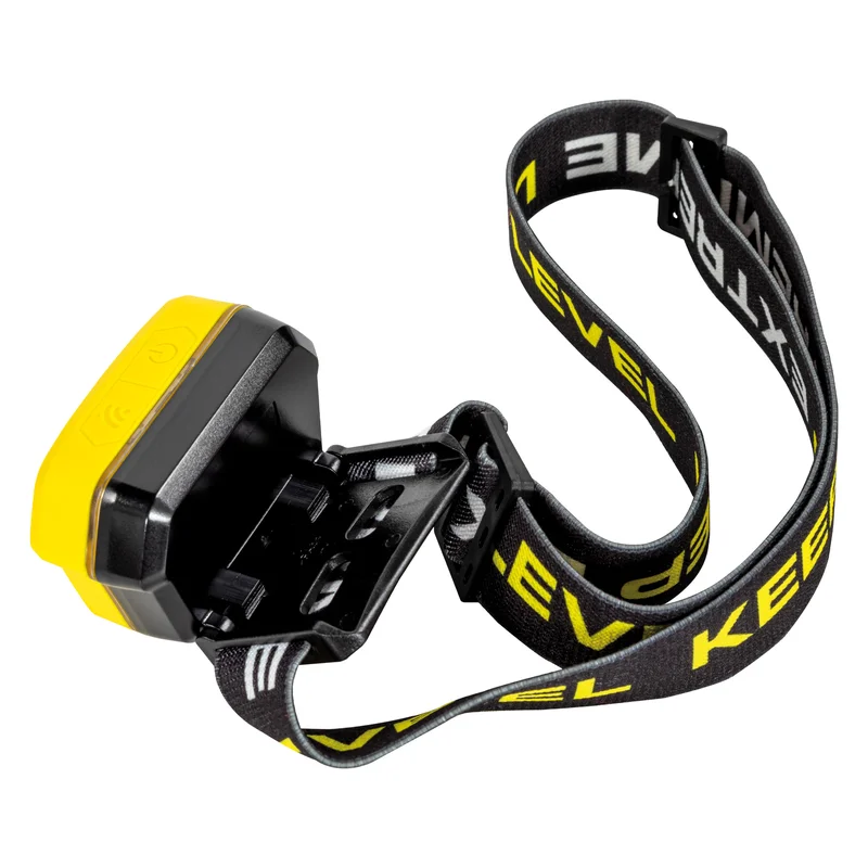 Lampa czołowa LED akumulatorowa (3.7V 1000mAh - Li-Po) z czujnikiem zbliżeniowym, regulacją kąta świecenia, IP65 - 4W SMD LED x4 150lm; 2W SMD LED x1 200lm - 3