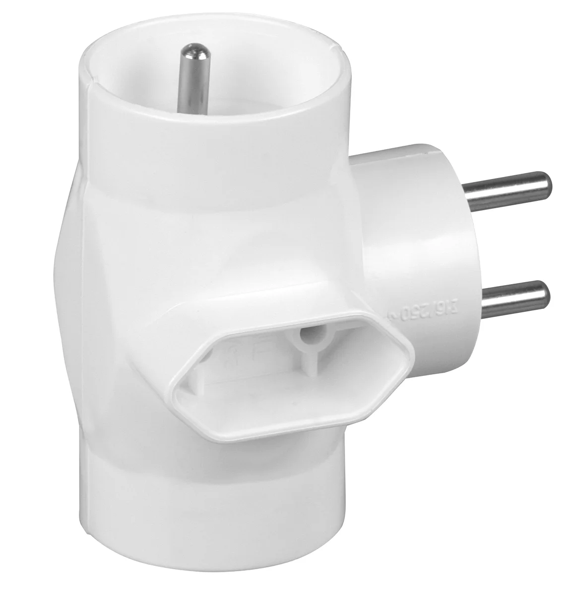 Rozgałęźnik 2x2P+Z + 2P/ II z podświetl.