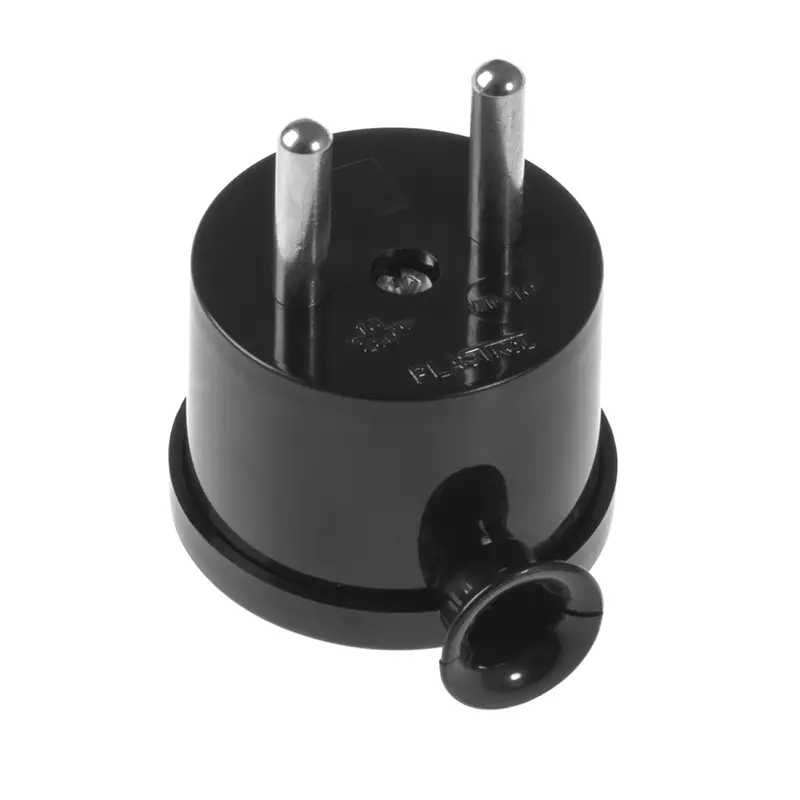 Wtyczka rozbieralna, kątowa "MINI", 2p 16A, 250V; WT-10 BIAŁY - 6