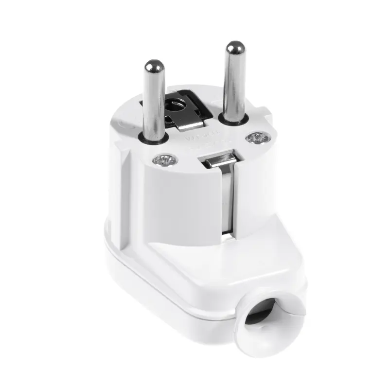 Wtyczka rozbieralna, kątowa Uni-SCHUKO, 2p+Z; 16A, 250V; WT-16U BIAŁY - 4