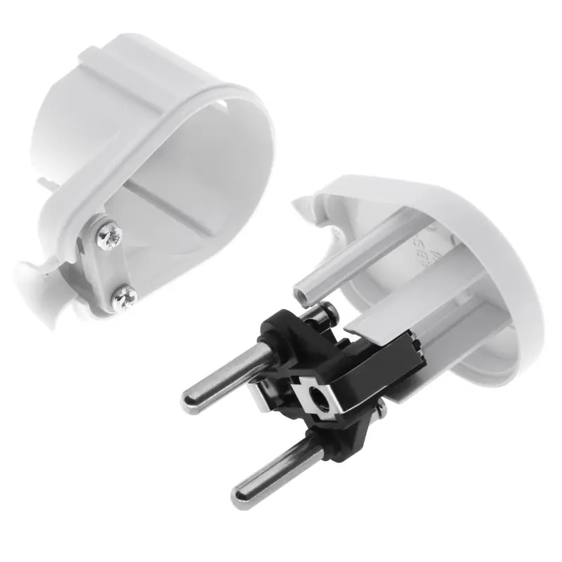 Wtyczka rozbieralna, kątowa Uni-SCHUKO, 2p+Z; 16A, 250V; WT-16U BIAŁY - 8