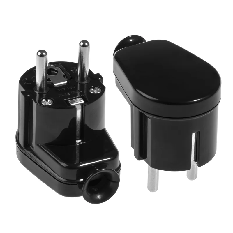 Wtyczka rozbieralna, kątowa Uni-SCHUKO, 2p+Z; 16A, 250V; WT-16U BIAŁY - 10
