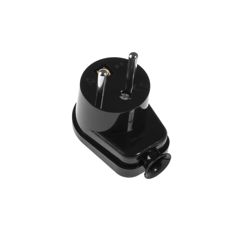 Wtyczka rozbieralna, kątowa, 2p+Z, 16A, 250V z uchem; WT-16Z BIAŁY - 4