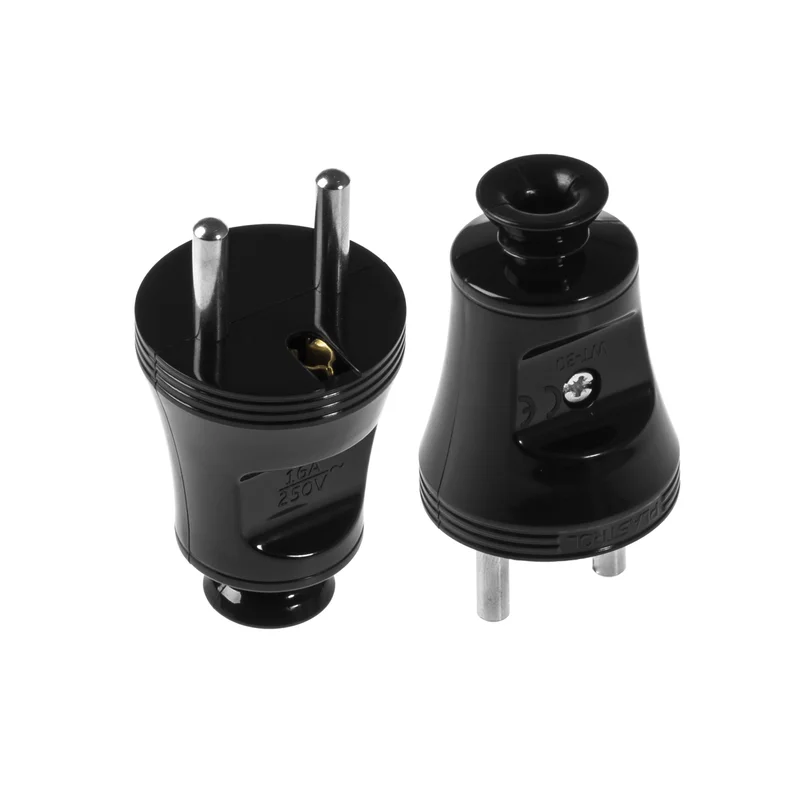 Wtyczka rozbieralna, prosta 2p+Z, 16A, 250V; WT-30 BIAŁY - 3