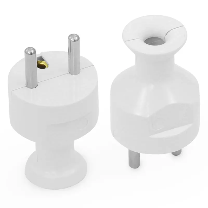 Wtyczka rozbieralna, prosta 2p+Z, 16A, 250V; WT-31 BIAŁY - 3