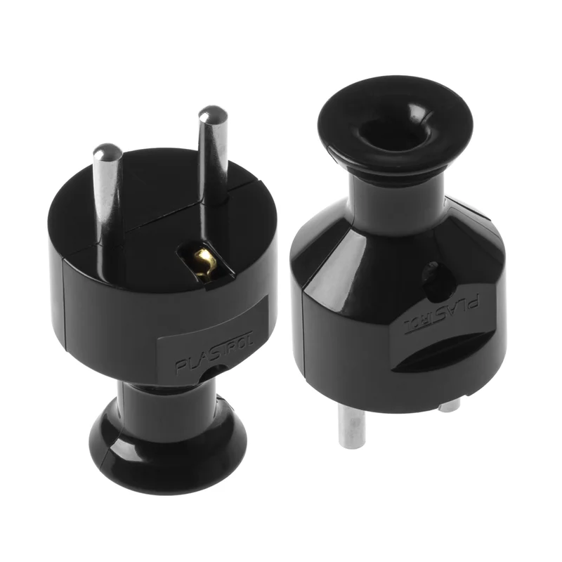 Wtyczka rozbieralna, prosta 2p+Z, 16A, 250V; WT-31 BIAŁY - 5