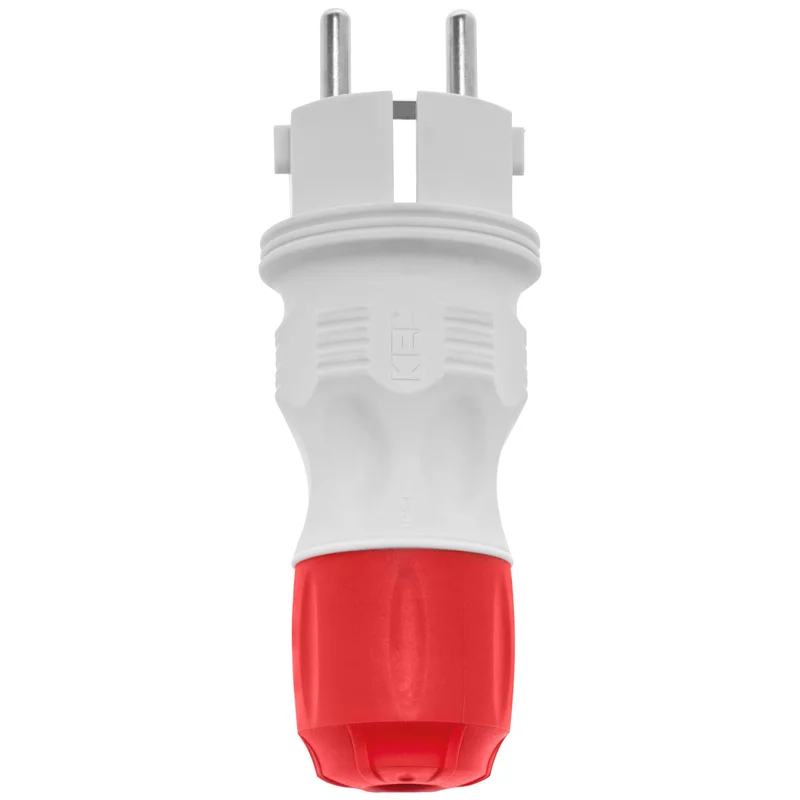 Wtyczka rozbieralna prosta Uni Schuko EXTREM 2p+Z, 16A; IP 54; czarny - 32