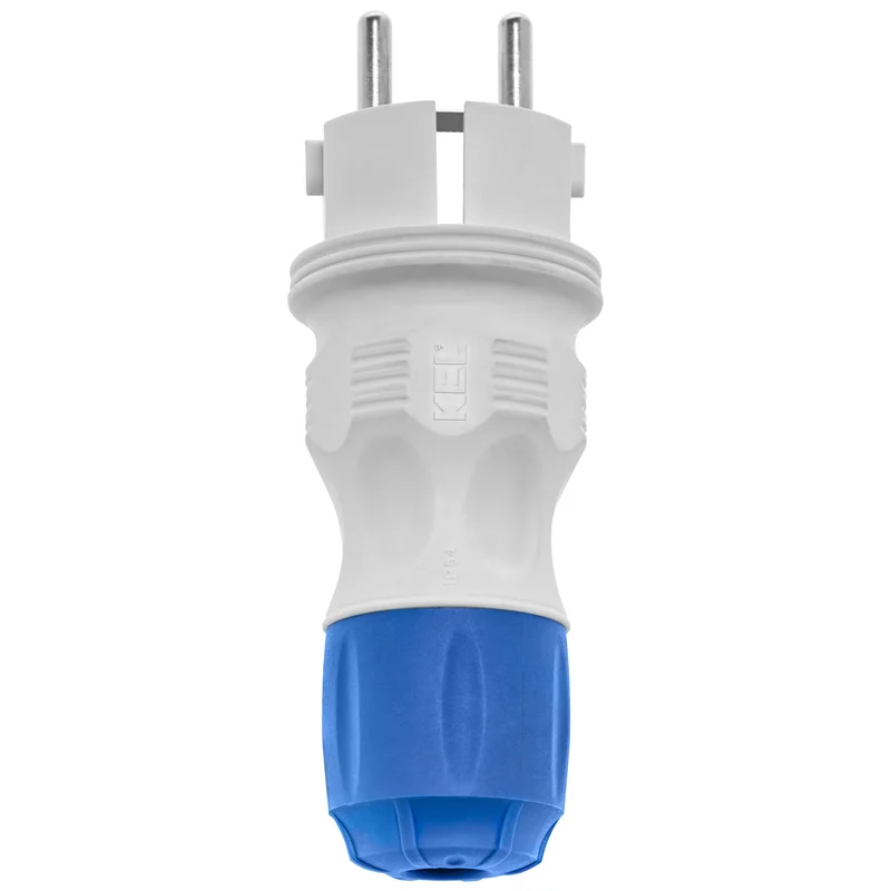 Wtyczka rozbieralna prosta Uni Schuko EXTREM 2p+Z, 16A; IP 54; czarny - 8