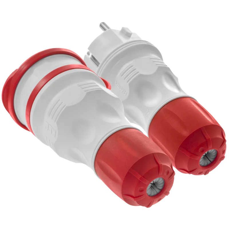 Zestaw przyłączeniowy EXTREM wtyczka WT-54 + gniazdo GN-44, SCHUKO; IP44; czarny - 23