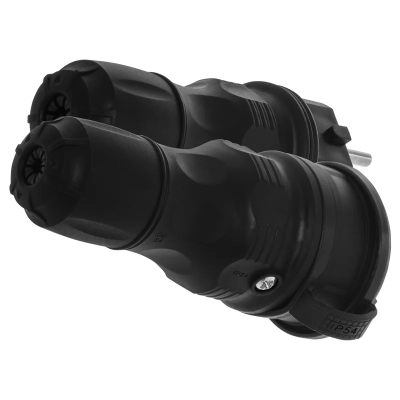 Zestaw przyłączeniowy EXTREM wtyczka WT-54 + gniazdo GN-44, SCHUKO; IP44; czarny - 15