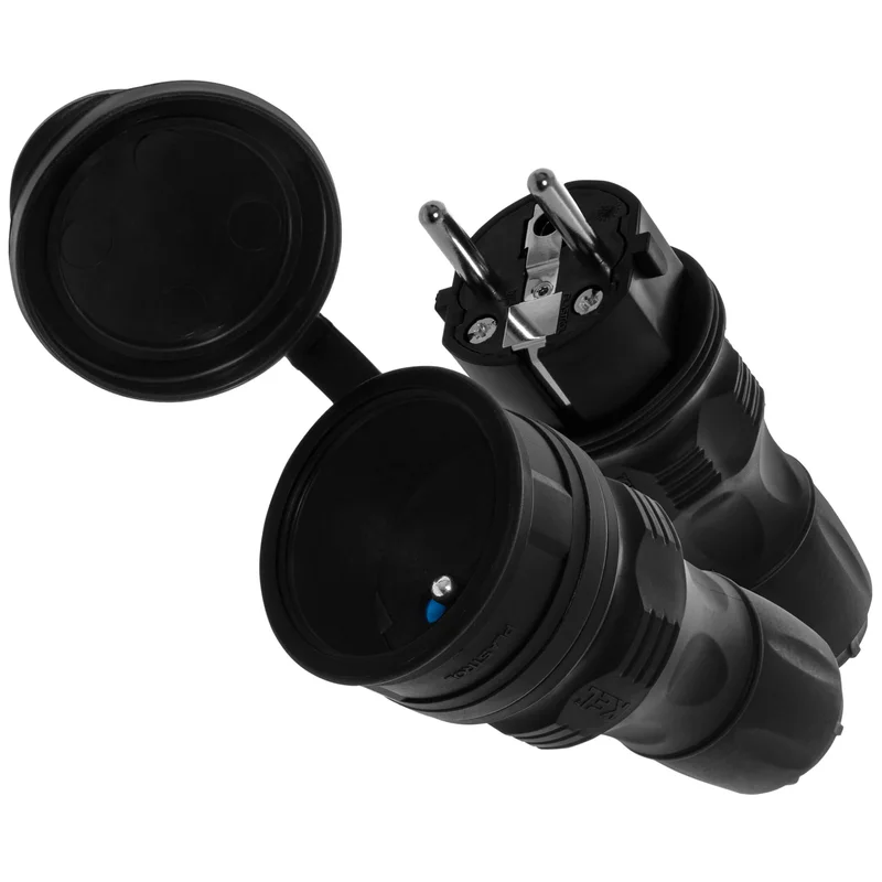 Zestaw przyłączeniowy EXTREM wtyczka WT-54 + gniazdo GN-54, IP54; czarny - 31