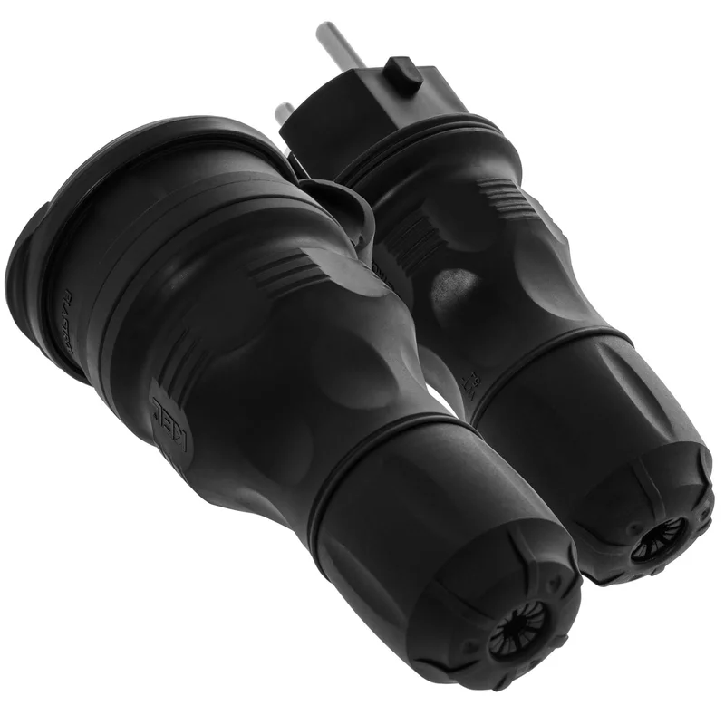 Zestaw przyłączeniowy EXTREM wtyczka WT-54 + gniazdo GN-54, IP54; czarny - 33