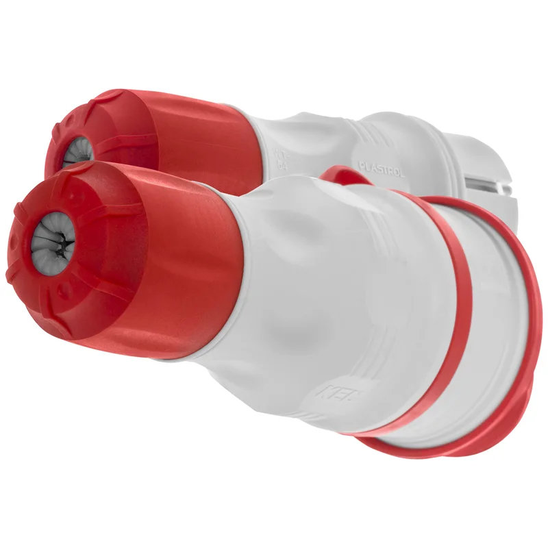 Zestaw przyłączeniowy EXTREM wtyczka WT-54 + gniazdo GN-54, IP54; czarny - 7