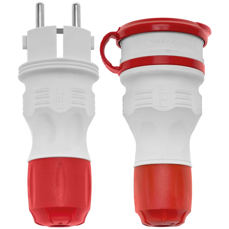 Zestaw przyłączeniowy EXTREM wtyczka WT-54 + gniazdo GN-54, IP54; czarny - 10