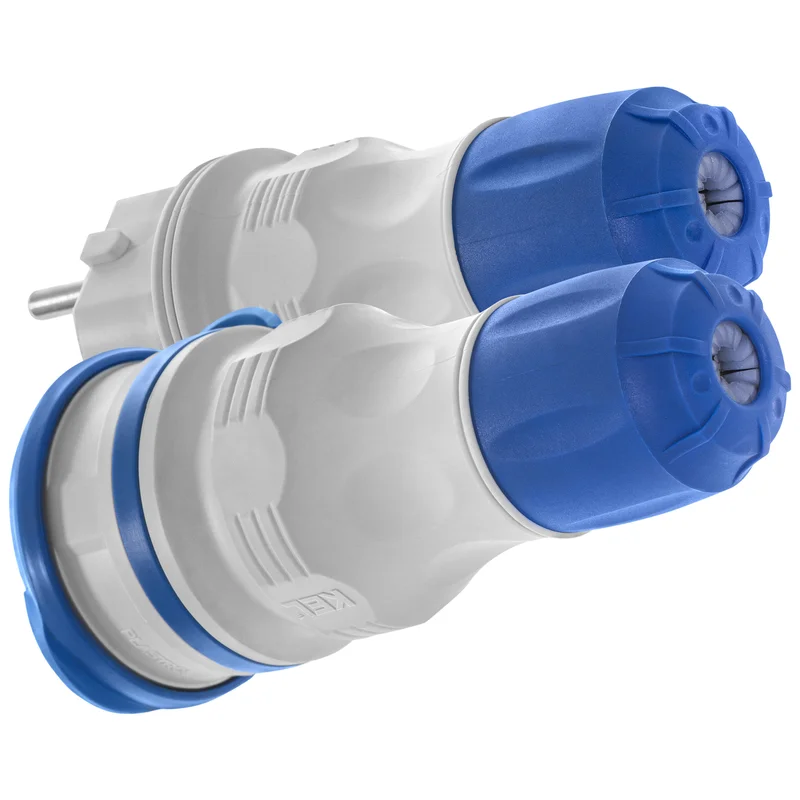 Zestaw przyłączeniowy EXTREM wtyczka WT-54 + gniazdo GN-54, IP54; czarny - 24