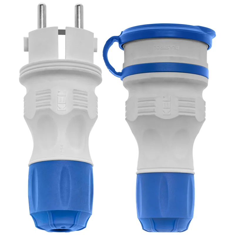 Zestaw przyłączeniowy EXTREM wtyczka WT-54 + gniazdo GN-54, IP54; czarny - 28