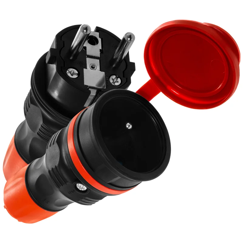 Zestaw przyłączeniowy EXTREM wtyczka WT-54 + gniazdo GN-54, IP54; czarny - 29