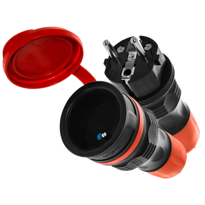 Zestaw przyłączeniowy EXTREM wtyczka WT-54 + gniazdo GN-54, IP54; czarny - 11