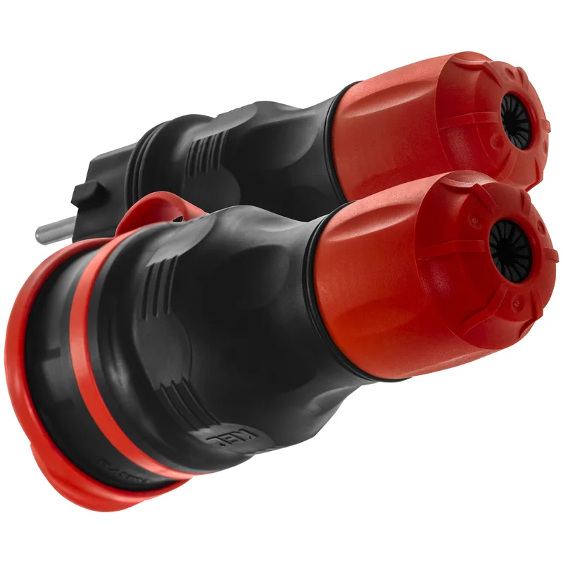 Zestaw przyłączeniowy EXTREM wtyczka WT-54 + gniazdo GN-54, IP54; czarny - 14